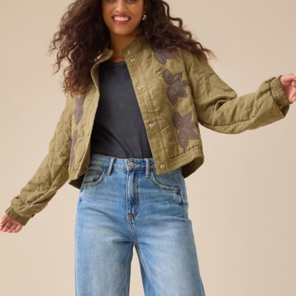 Altar’d State Solero Quilted Bomber Jacket